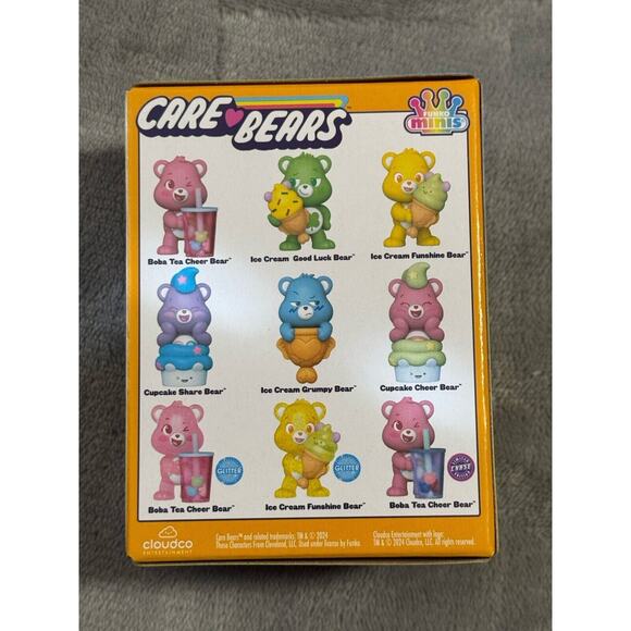 🔥Funko Minis Glitter Series Care Bears Ice Cream Funshine Bear BNWT🔥 - Picture 2 of 2